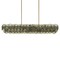 Maxim Lighting Loren 54'' Linear Chandelier, Weathered Brass 21826GNWBR - alternate 2